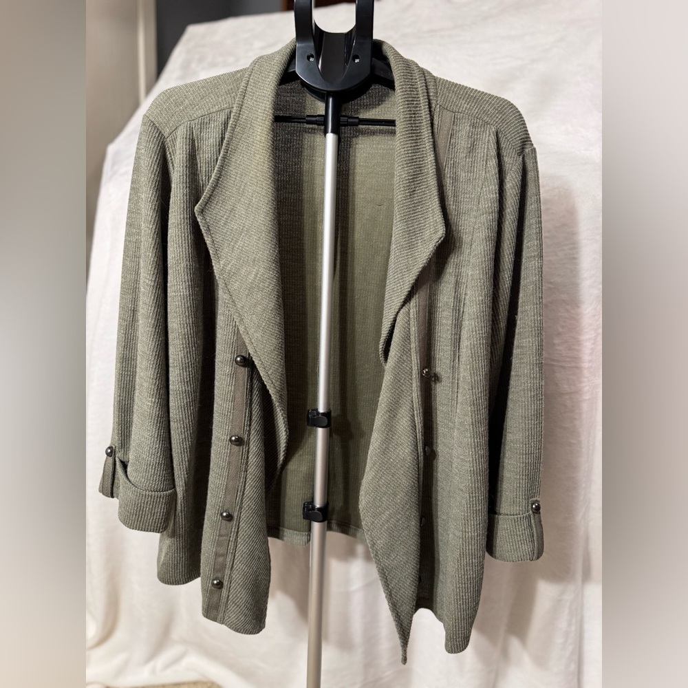 Maurices Olive Green Knit cardigan